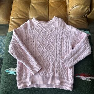 Daily Drills Cable Knit Sweater